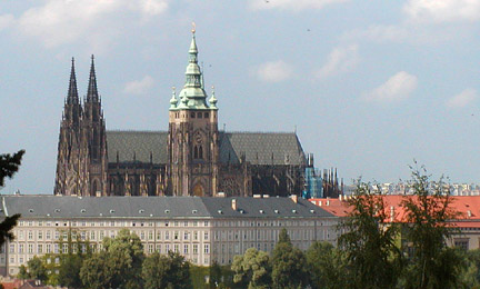 st vitus and castle from hill