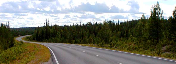 road in eastern finland