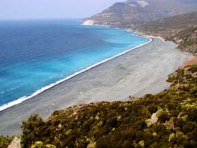 beach near nonza