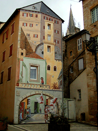 painted building