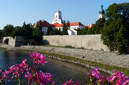 gyor walls and church