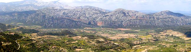 valley pano south of dorgali