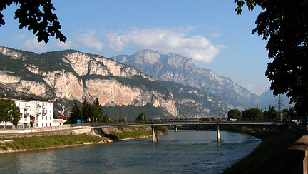 alps from trento