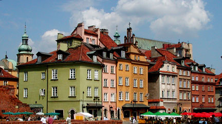 houses on castle square