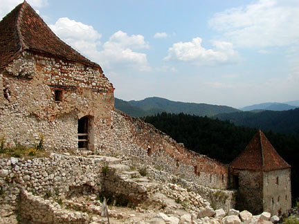 view from rasnov