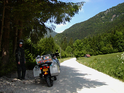 dirt road near radovna