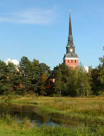 mora church from campground