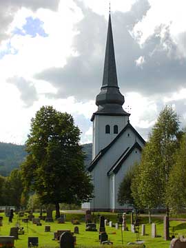 wooden church near syssleback