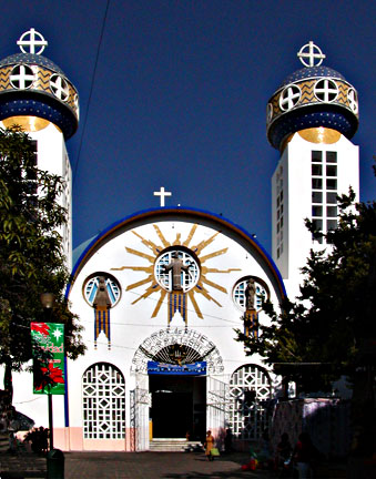 church in square