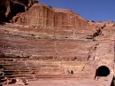 Theater * The theater was built by the Nabataeans sometime in the 1st century AD.  Differing sources report the seating to be between 6000 and 9000 people. * 576 x 431 * (113KB)