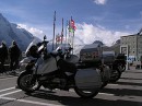 grossglockener bikes * Bikes at the Glossglockener glacier with a view of the Glossglockener peak in the background. * 432 x 323 * (50KB)