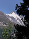 grosslockener from room * A view of Grossglockener peak from our room in Heiligenblut. * 323 x 432 * (61KB)