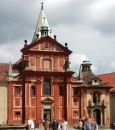 basilica st george * The Basilica St. George, one of the older building on the hill around Prague Castle. * 384 x 432 * (85KB)