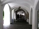 arcade sterzing * A view down the arcade along the main street of Sterzing (Vipiteno).  Sterzing is an old medieval arcaded town with lots of shops, restaurants and eis cafes.  The cool shade of the arcade was welcoming on this sunny day. * 432 x 323 * (50KB)