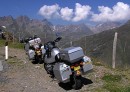 timmelsjoch bikes * View to the north from just below Timmelsjoch pass. * 432 x 306 * (60KB)