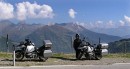 verna bikes timmelsjoch * Verna and the bikes just below Timmelsjoch Pass, with the view to the east.          * 432 x 232 * (40KB)